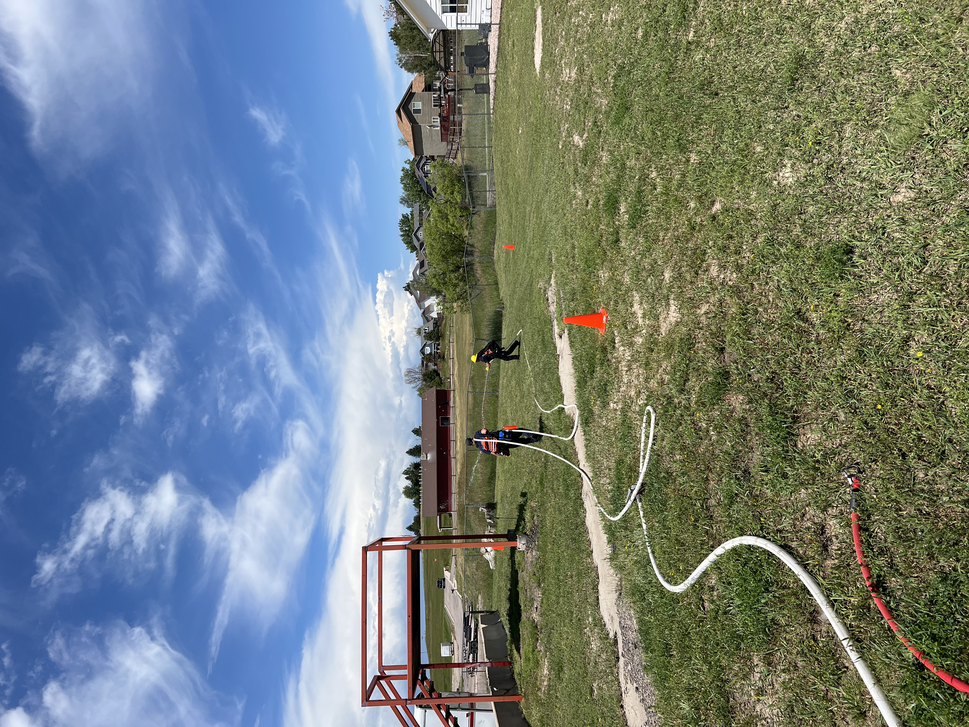 Crews during wildland training