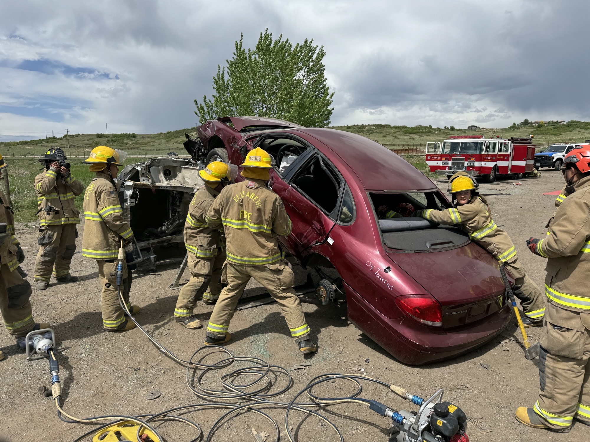 Academy and trainings throughout the year - auto extrication day