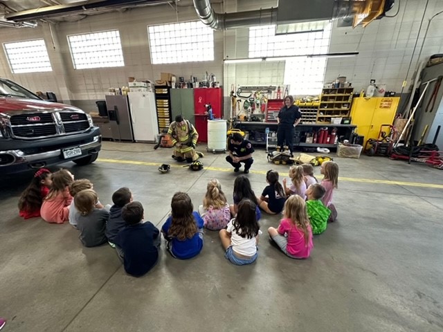 Fire prevention activities throughout the year - station tour