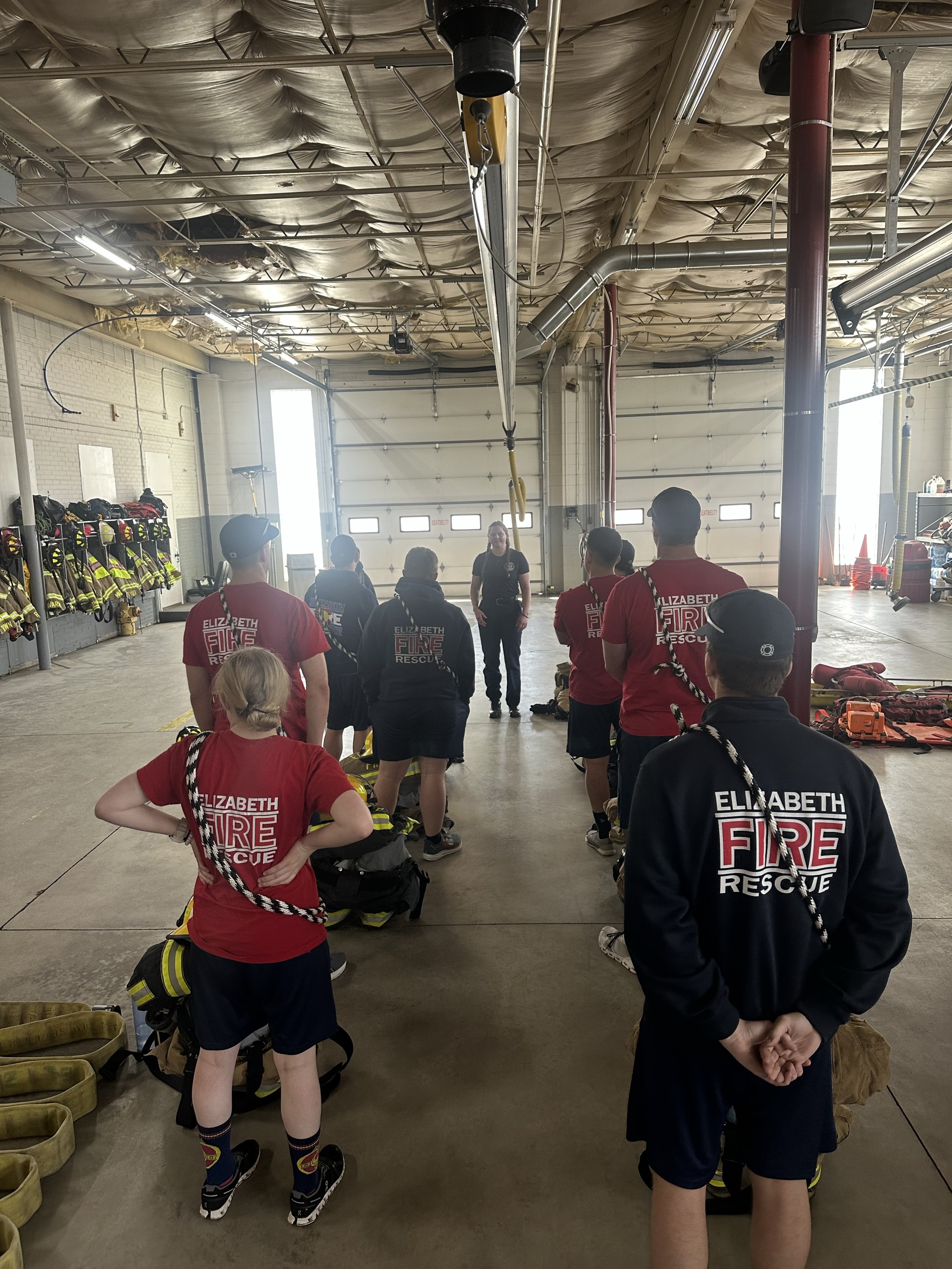 Academy recruits training