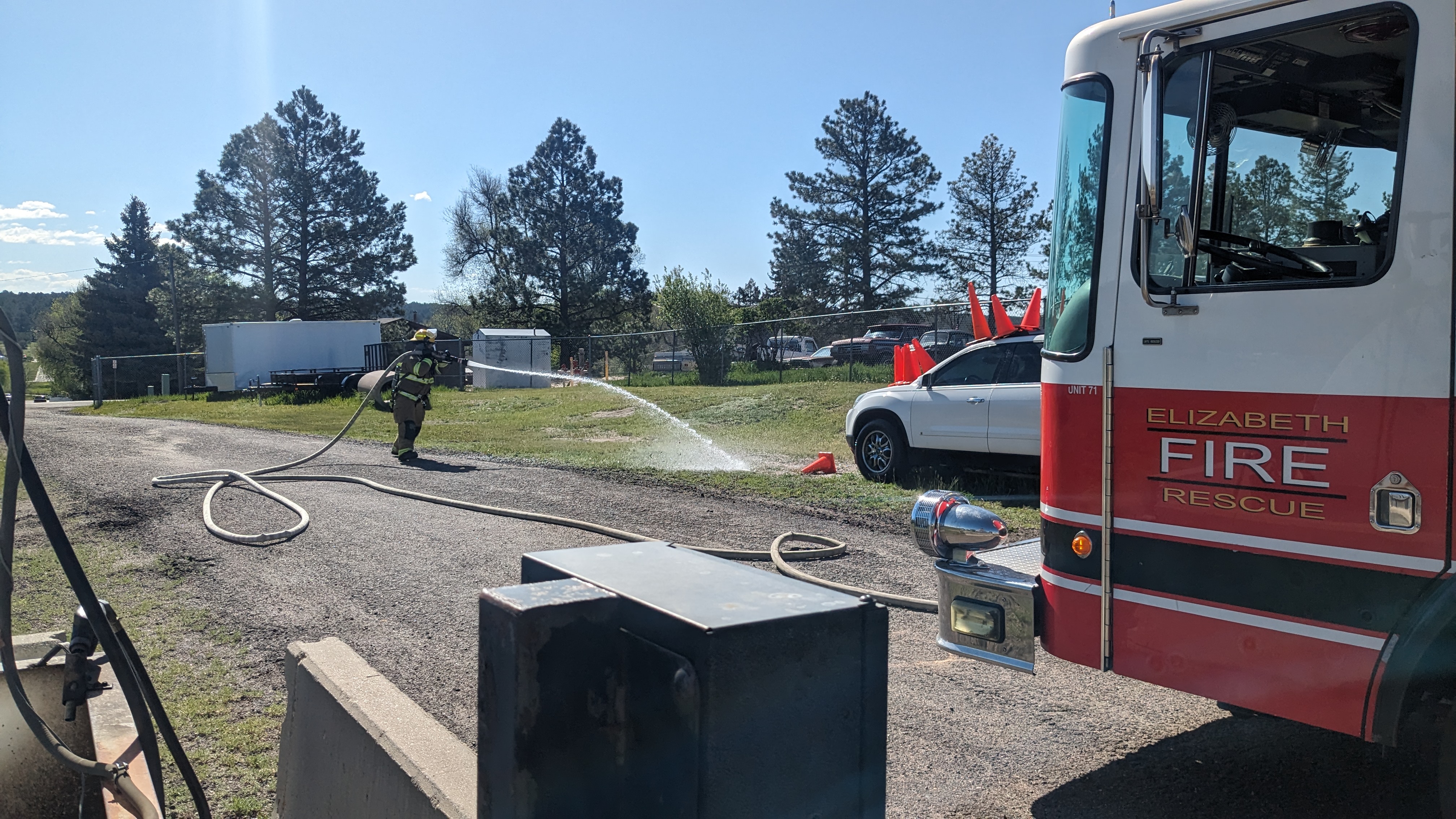 Academy recruits training