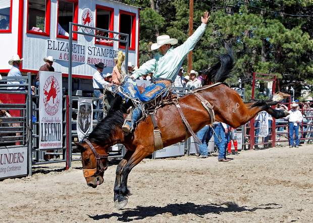 Man riding a horse