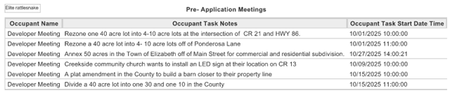 Pre-Application Meetings